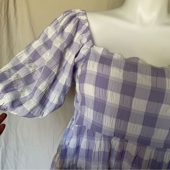 EUC Nasty Gal Spring / Summer smocked midi dress, 12 - Picture 9 of 15